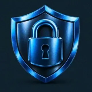Shield with padlock — A Big Candy