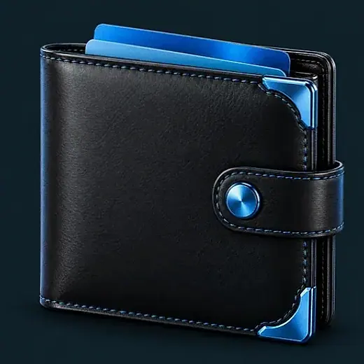 Leather wallet — A Big Candy