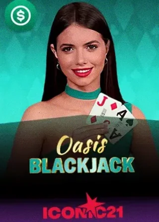 Oasis Blackjack live game cover