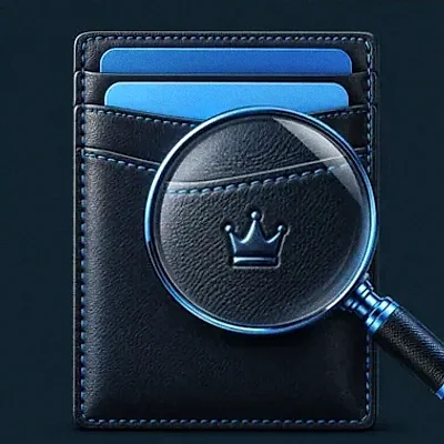 Wallet and magnifier — A Big Candy