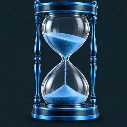 Ornate hourglass — A Big Candy